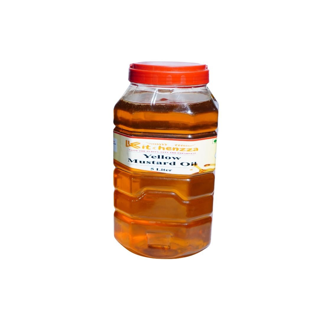 Kitchenzza Pure Yellow Mustard Oil (5L)